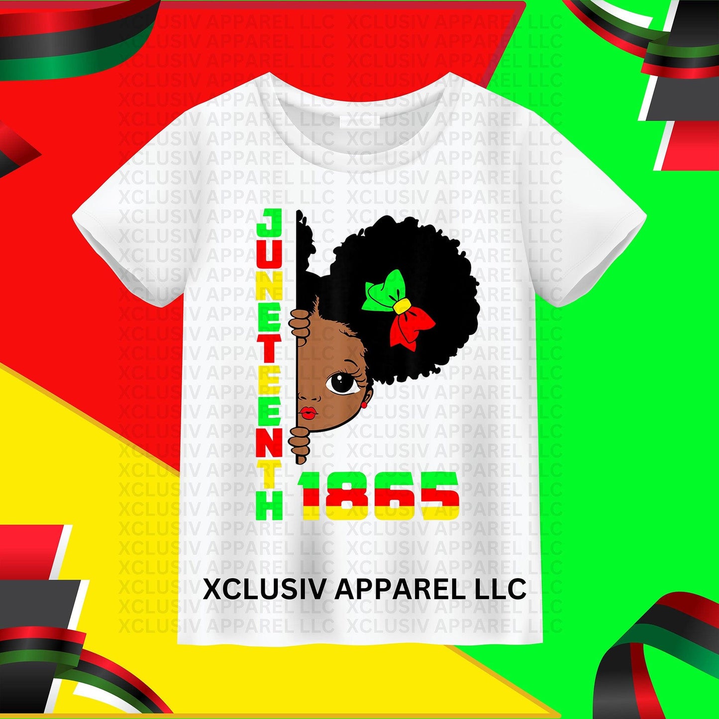 Young Princess peaking Juneteenth - Xclusiv Apparel